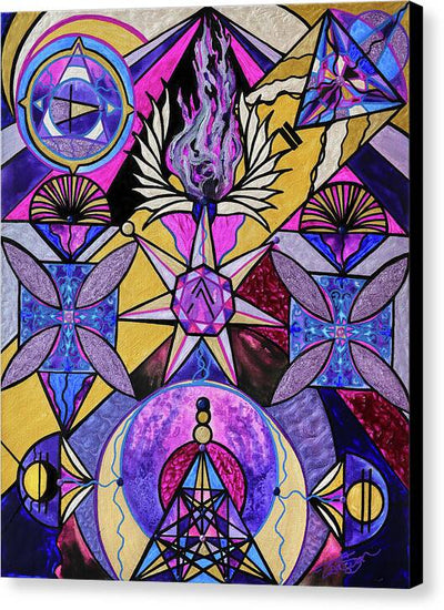 Saint Germain Consciousness - Canvas Print