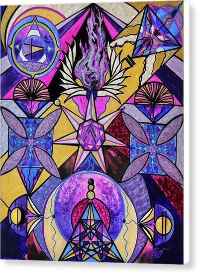 Saint Germain Consciousness - Canvas Print