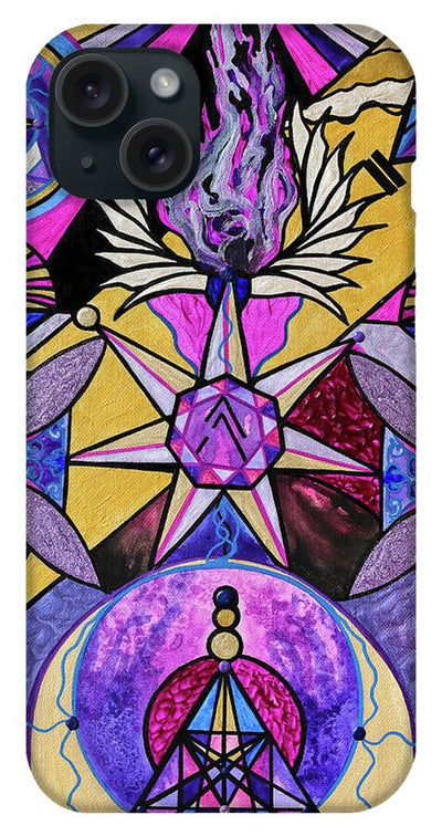 Saint Germain Consciousness - Phone Case