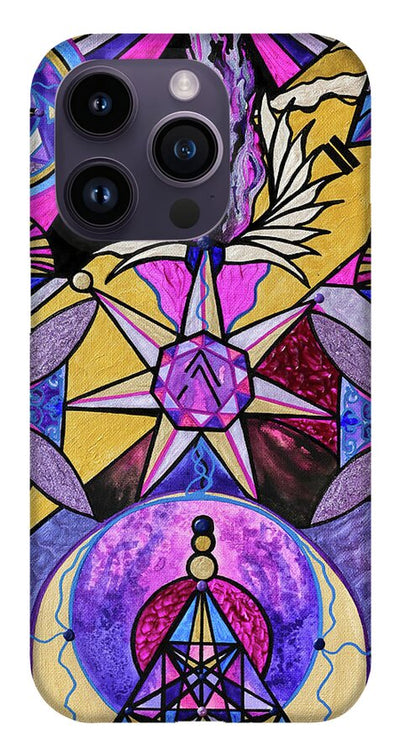 Saint Germain Consciousness - Phone Case