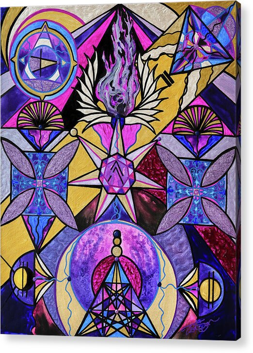 Saint Germain Consciousness - Acrylic Print