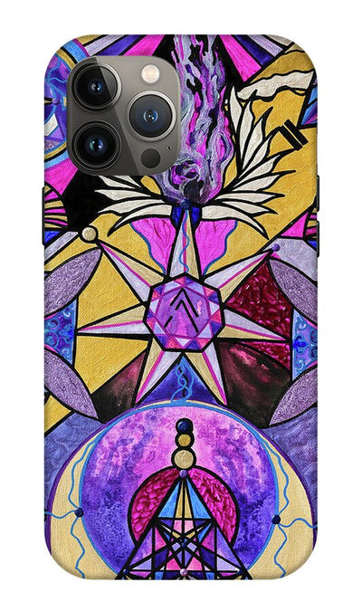 Saint Germain Consciousness - Phone Case