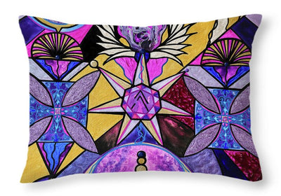 Saint Germain Consciousness - Throw Pillow