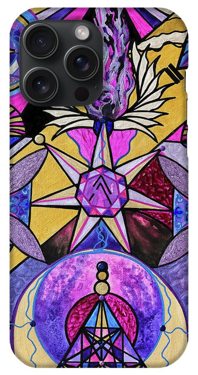 Saint Germain Consciousness - Phone Case