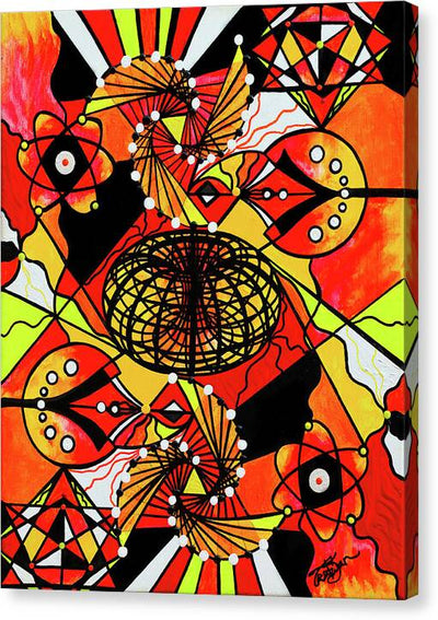 The Energy Builder - Canvas Print