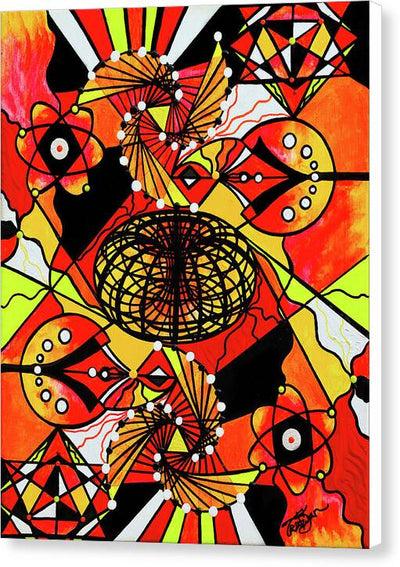 The Energy Builder - Canvas Print