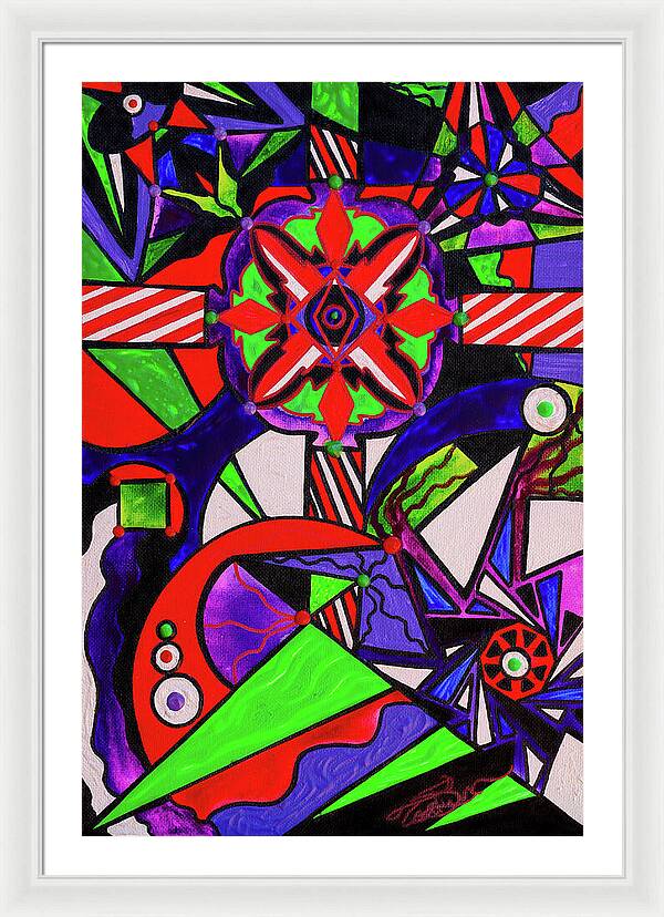 Warding Grid - Framed Print