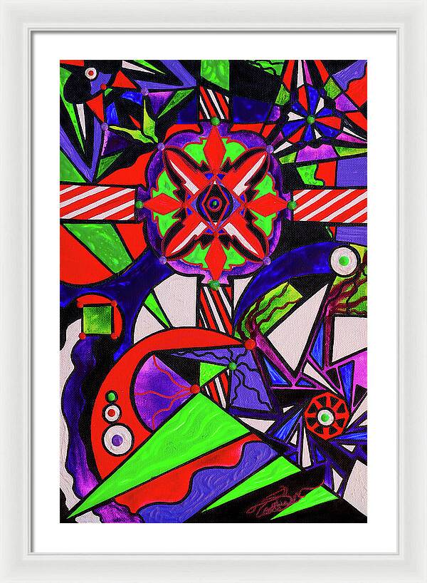 Warding Grid - Framed Print