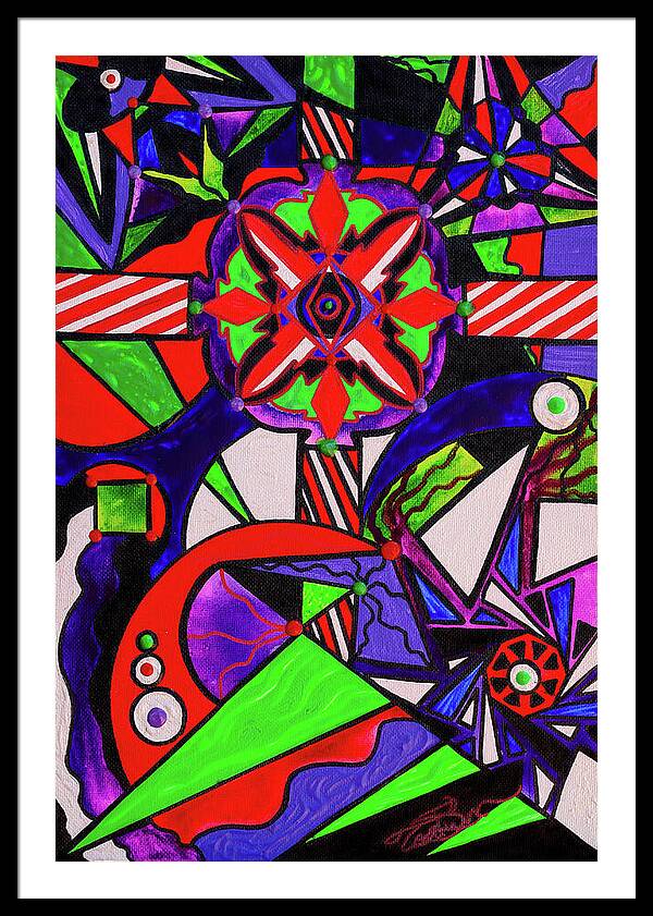 Warding Grid - Framed Print