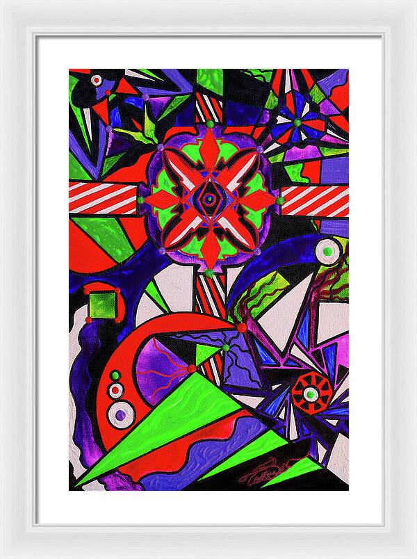 Warding Grid - Framed Print