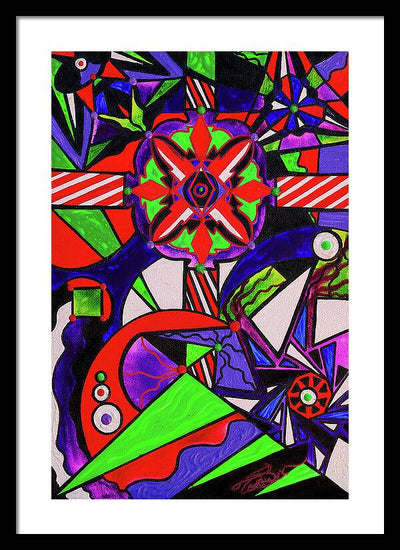 Warding Grid - Framed Print
