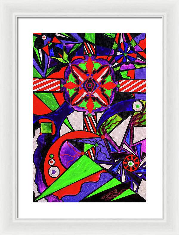 Warding Grid - Framed Print