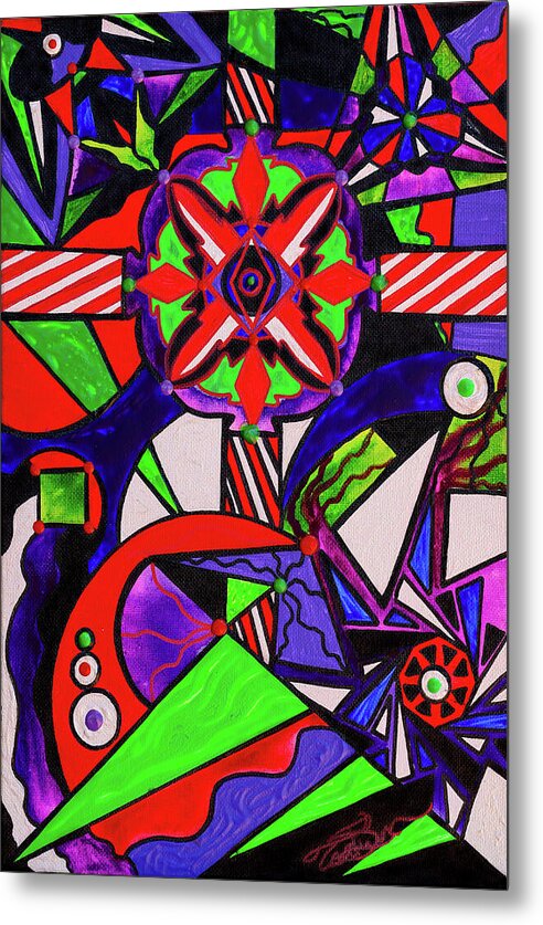 Warding Grid - Metal Print