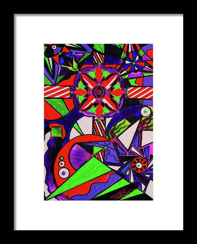 Warding Grid - Framed Print