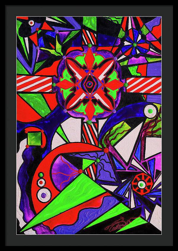 Warding Grid - Framed Print