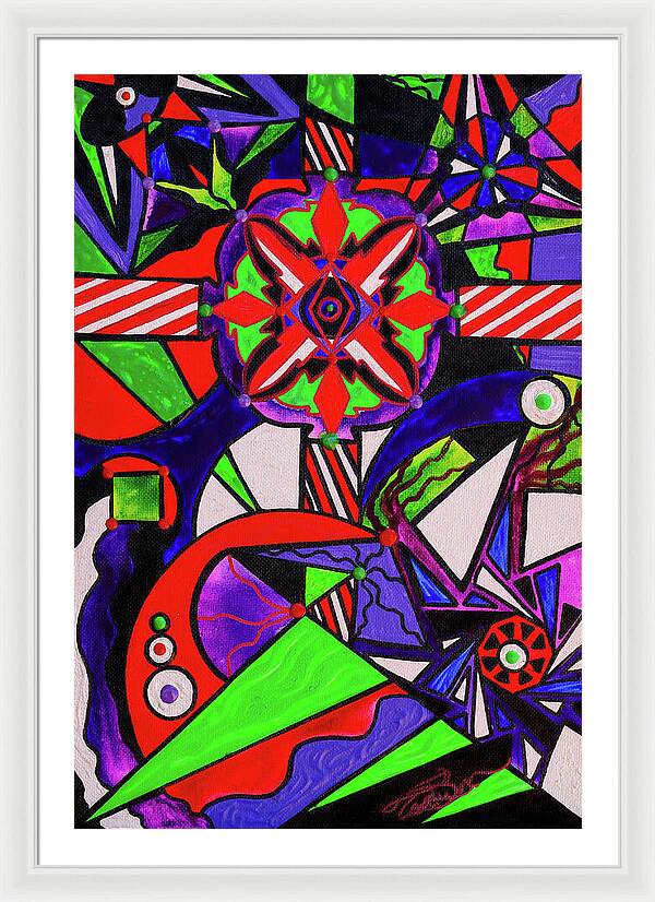 Warding Grid - Framed Print