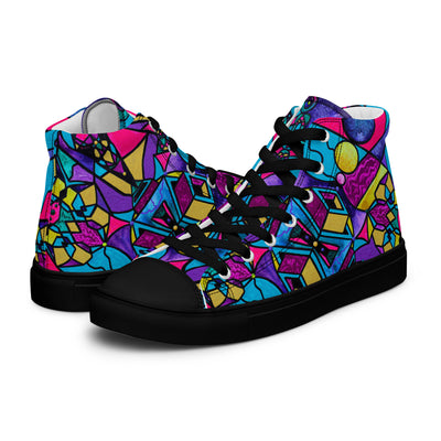 The Problem Solver - Women’s high top canvas shoes