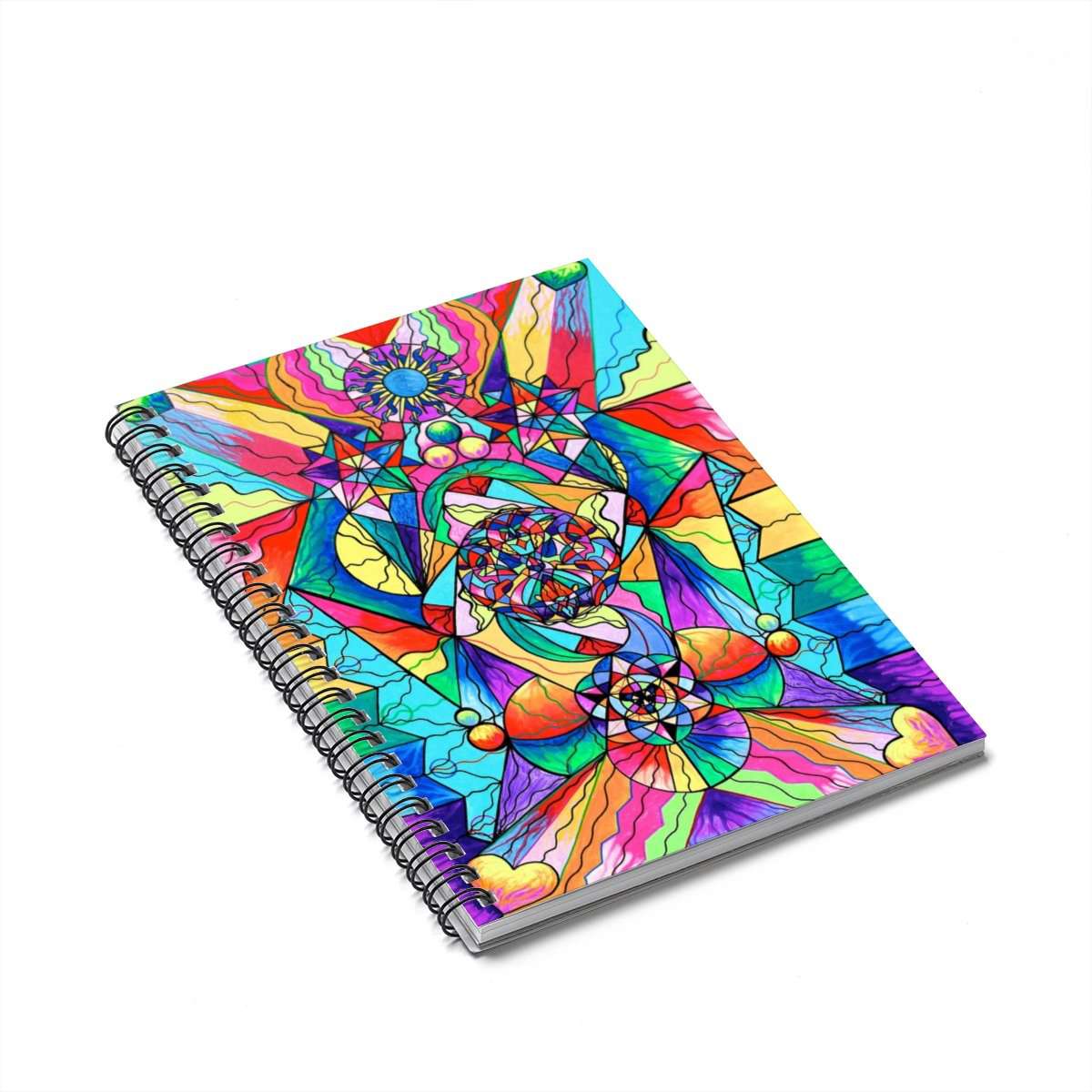 Blue Ray Transcendence Grid - Spirálový notebook