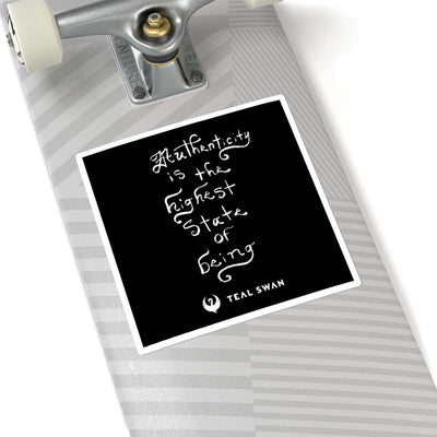 Authenticity Is Quote - Square Stickers