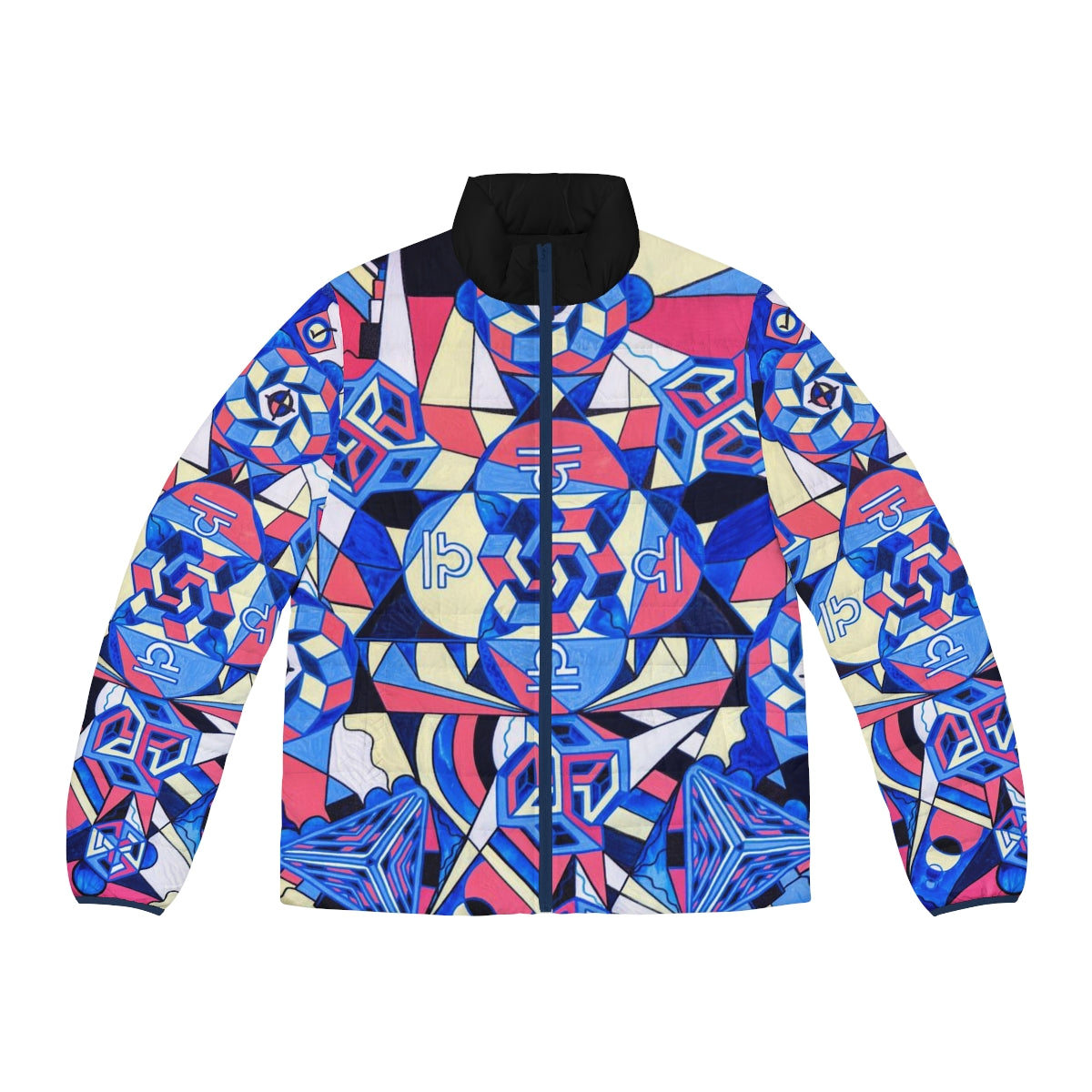 The Right Arrangement - Men's Puffer Jacket (AOP)