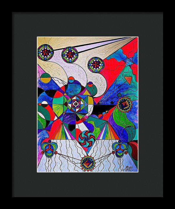 Aether - zarámovaný tisk