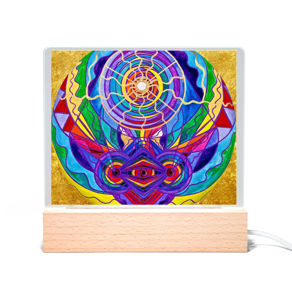 Raise Your Vibration - Light Up Acrylic Sign