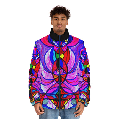 Divine Feminine Activation - Unisex Puffer Jacket (AOP)