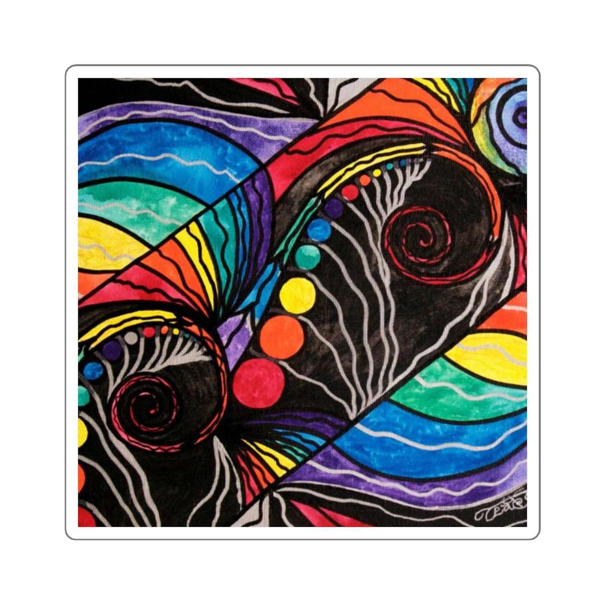 Unfold - Square Stickers