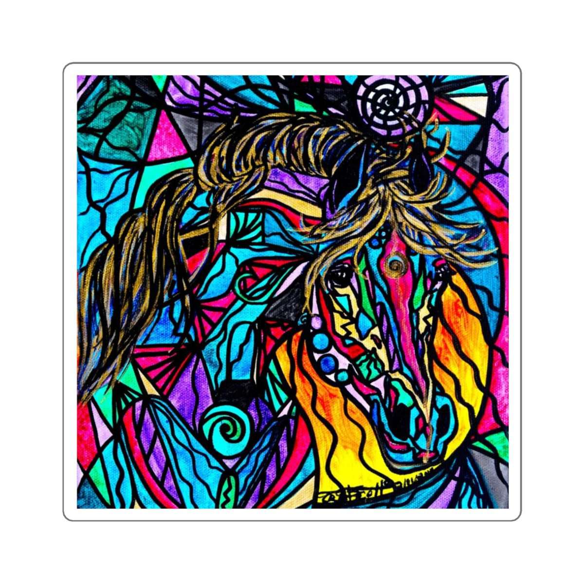 Horse - Square Stickers