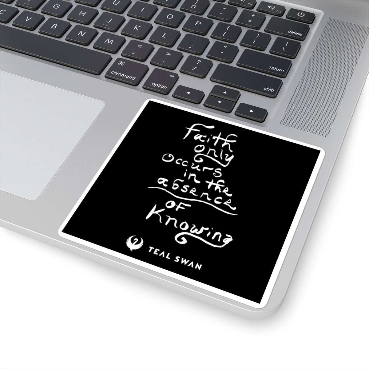 Faith Is Quote - Square Stickers