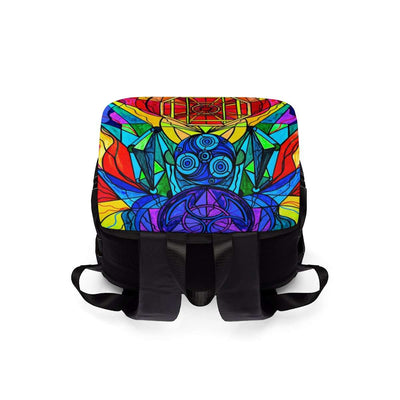 Arcturian Conjunction Grid - Unisex Casual Shoulder Backpack