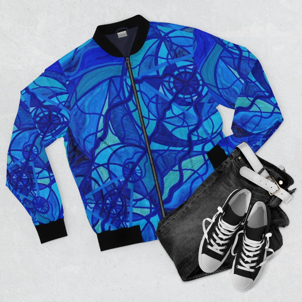 Arcturian Calming Grid - Bomber Jacket