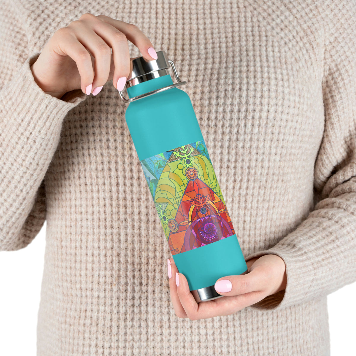 Expansion Pleiadian Light Work Model - Copper Vacuum Insulated Bottle, 22oz