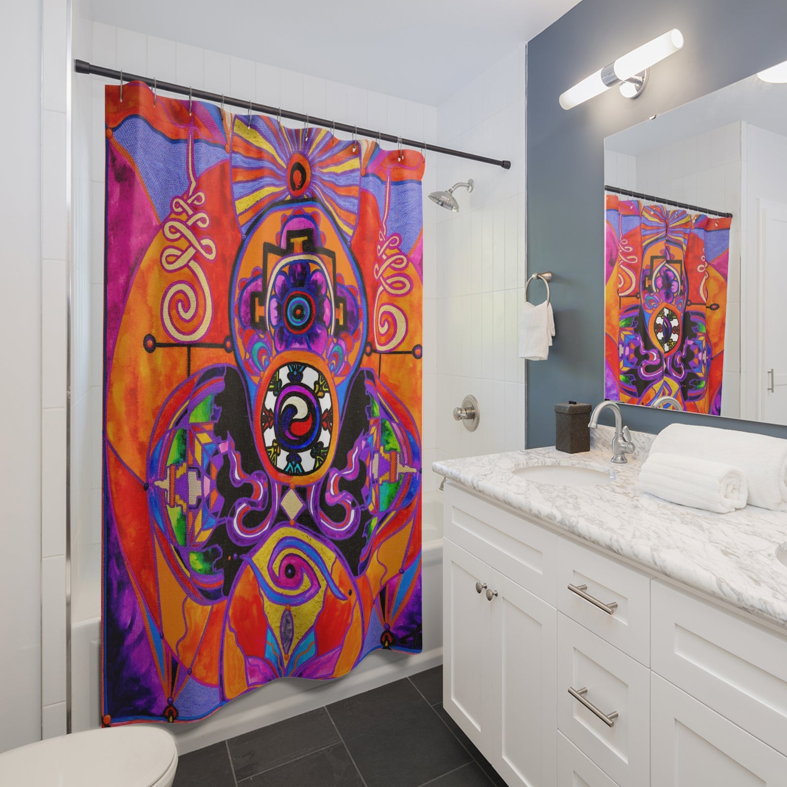 Buddha Consciousness - Shower Curtains