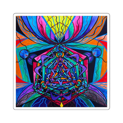 Pleiadian Coherence Lightwork Model - Square Stickers