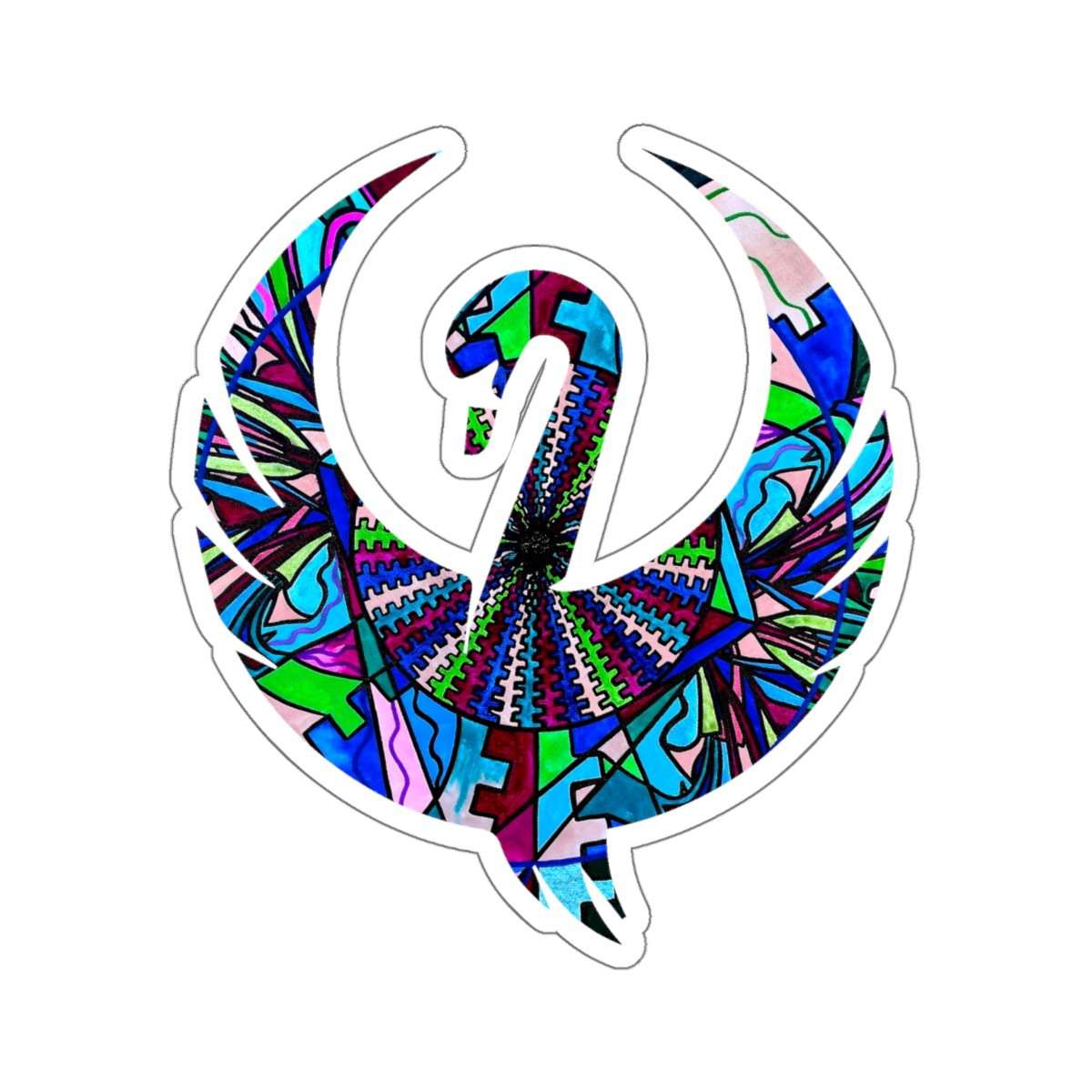 Pleiadian Lightwork Integration Model - Swan Stickers