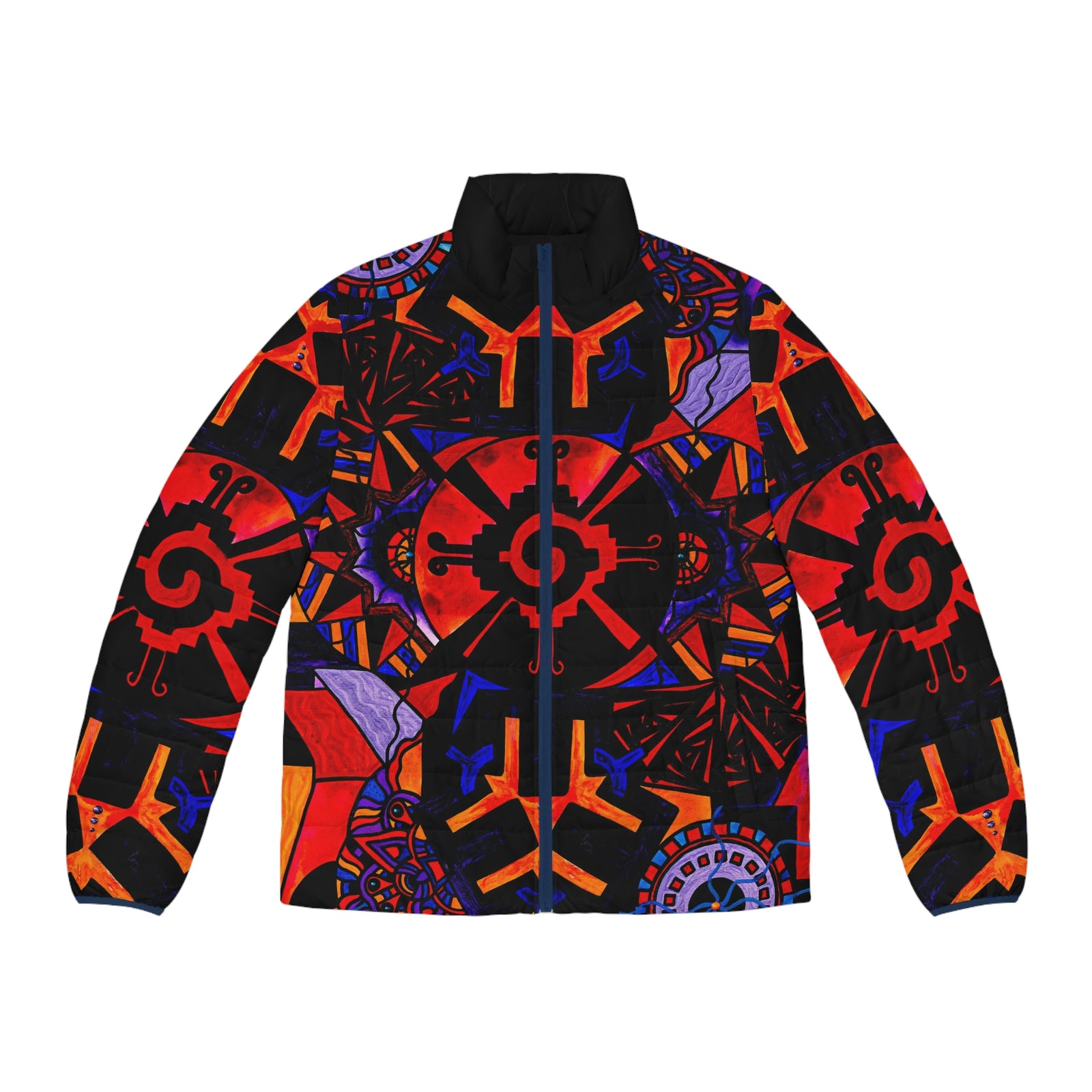 Alnilam Strength Grid - Men's Puffer Jacket (AOP)