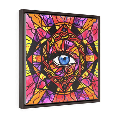 Confident Self Expression - Square Framed Premium Gallery Wrap Canvas