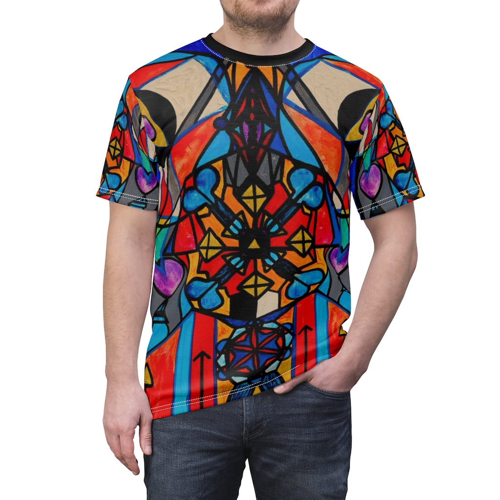 Divine Masculine Activation - Unisex AOP Cut & Sew Tee