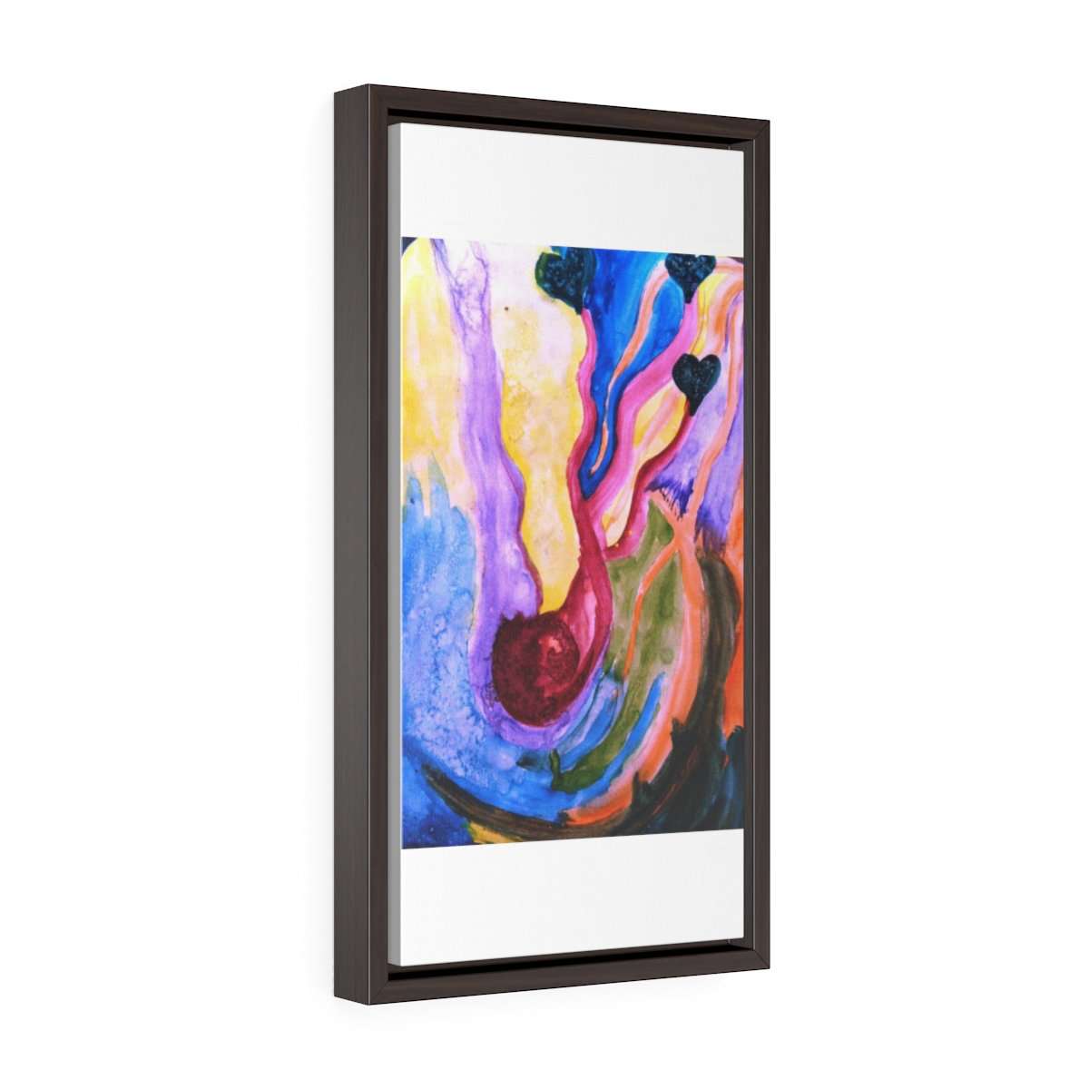 Maternity - Vertical Framed Premium Gallery Wrap Canvas