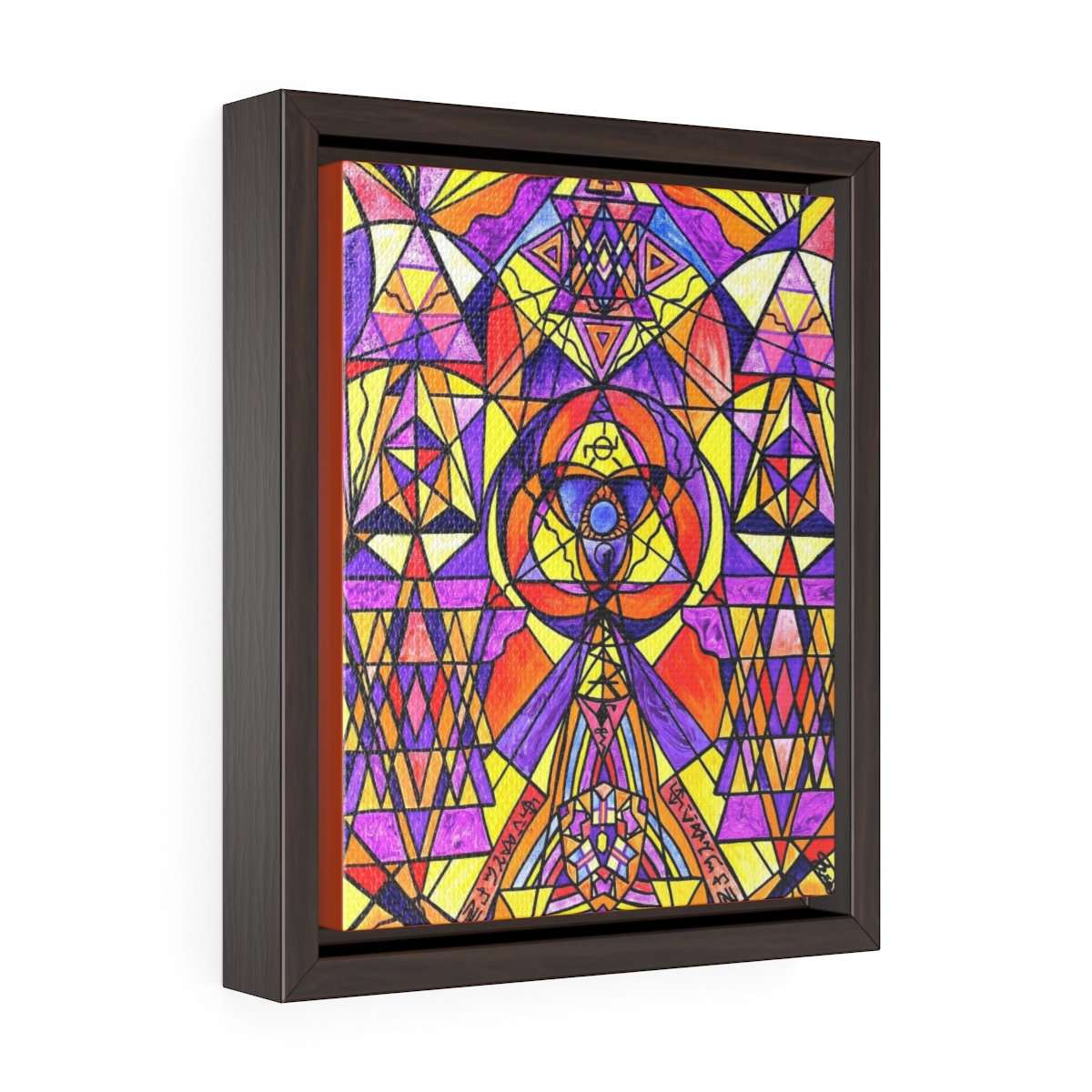 The Destiny Grid - Vertical Framed Premium Gallery Wrap Canvas