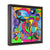 The Power Lattice - Square Framed Premium Gallery Wrap Canvas