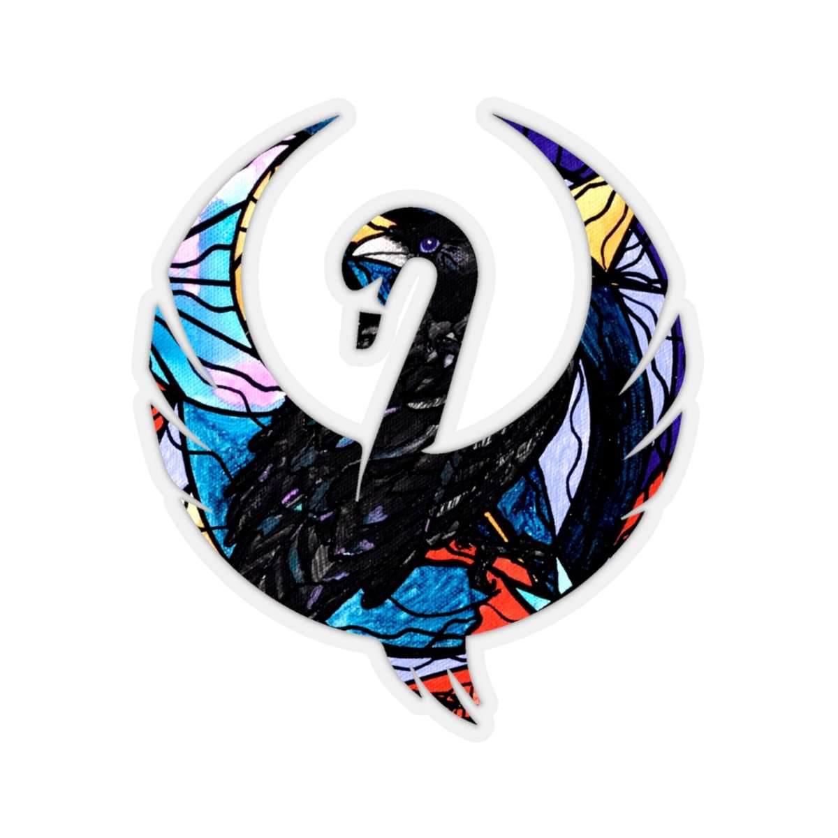 Raven - Swan Stickers