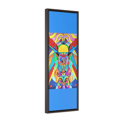 Arcturian Metamorphosis Grid - Vertical Framed Premium Gallery Wrap Canvas