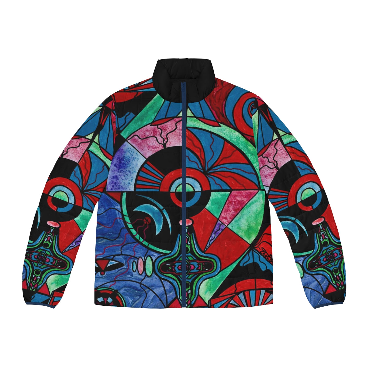 The Strong Bond - Men's Puffer Jacket (AOP)