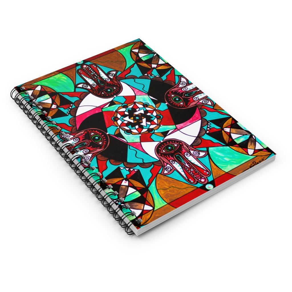 Aura Shield - Spiral Notebook