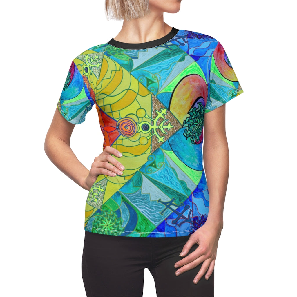 Expansion Pleiadian Lightwork Model - Women's AOP Cut & Sew Tee