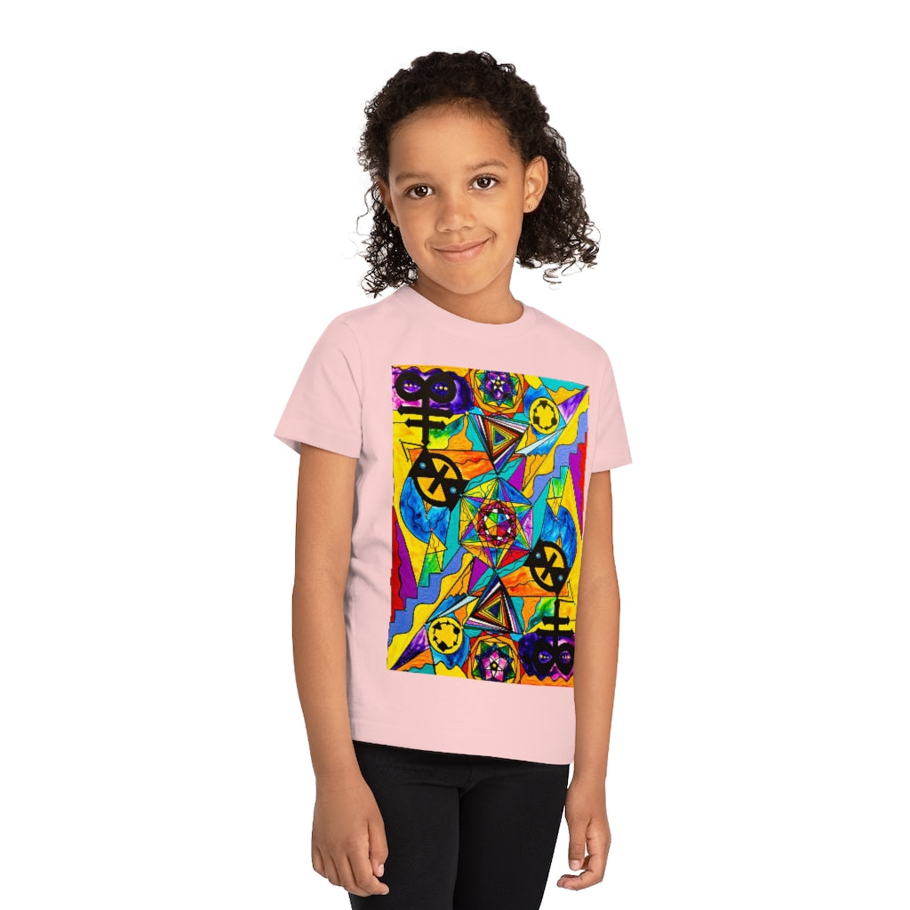 Adaptability Grid - Organic Kids' Creator T-Shirt