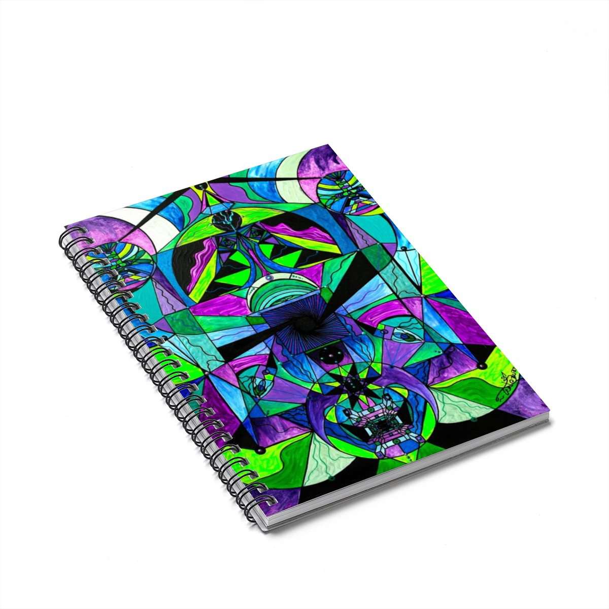 Arcturian Astral Travel Grid - Spiral Notebook