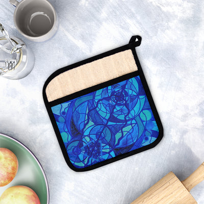 Arcturian Calming Grid - Pot Holder with Pocket